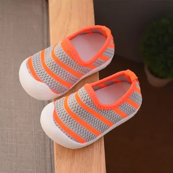 

AFDSWG spring and autumn mesh breathable black sports shoes for boys gray running shoes girls purple kid girl sneakers
