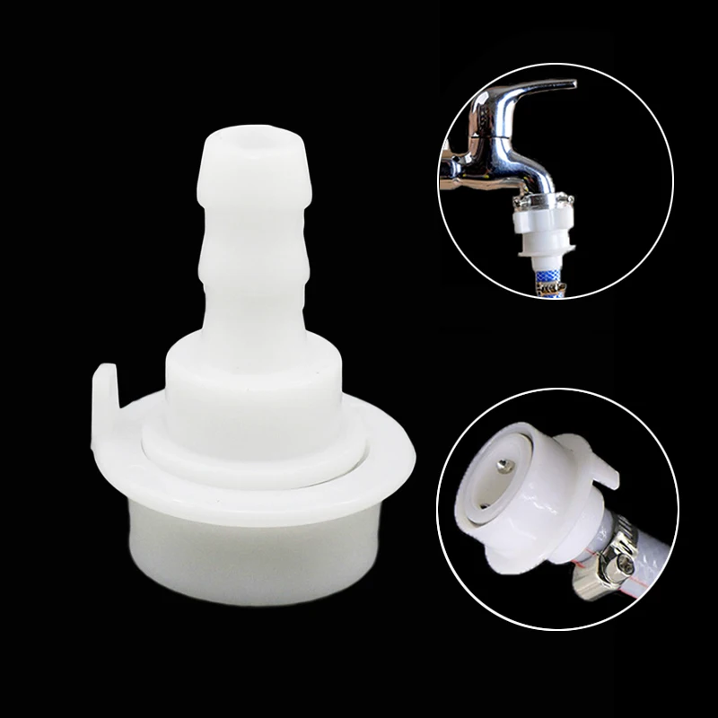 Water Tap Quick Connector Washing Machine Hose Joints with Barb Garden