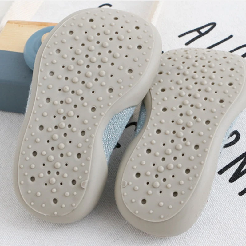 dkDaKanl Autumn and Winter Baby Short Socks With Cute 3D Big Eye Socks Non Slip Newborn Toddler Shoes Indoors Children Sock