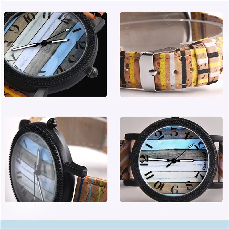 Watches Women Men Elegant Clock Fashion Unisex Leather Band Analog Alloy Men's Women's Quartz Wrist Watch Montre femme Y27 (9)
