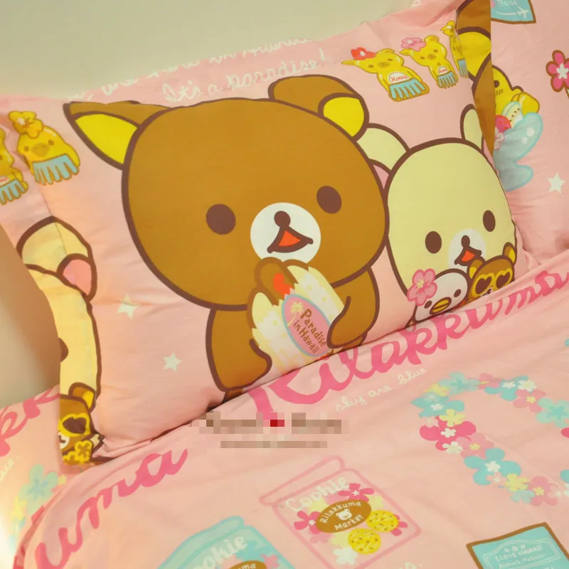 Online Buy Wholesale rilakkuma bed sheets from China rilakkuma bed