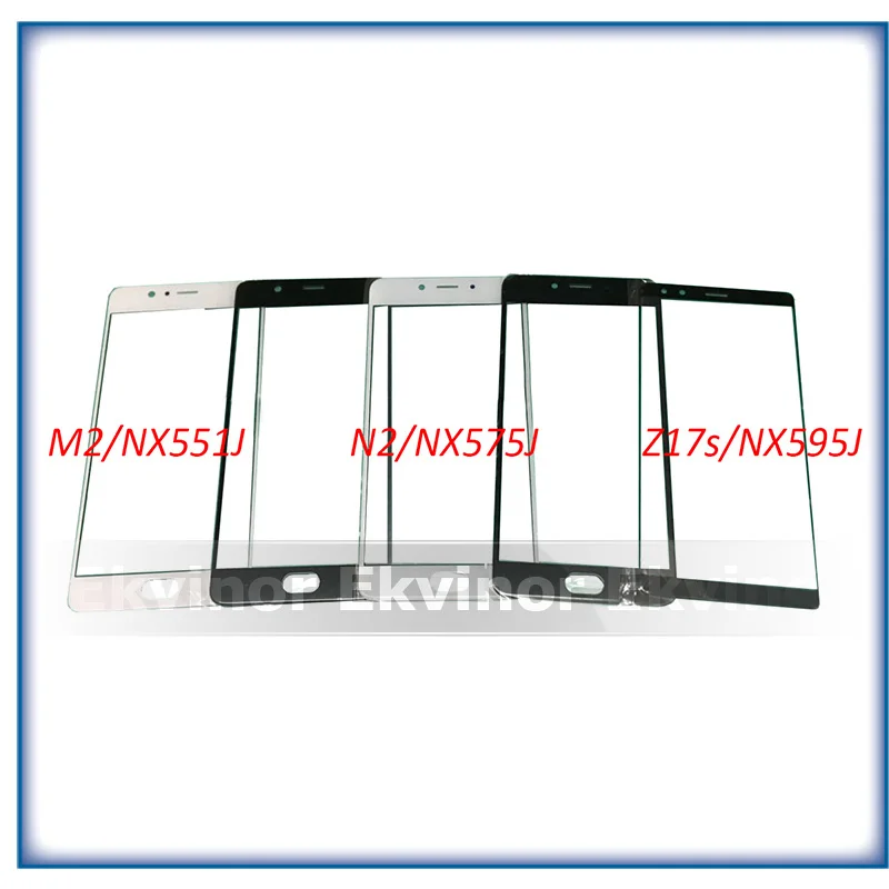 Ekvinor Высокое качество Переднее стекло объектив для ZTE M2 NX551J N2 NX575J Z17s NX595J сенсорный