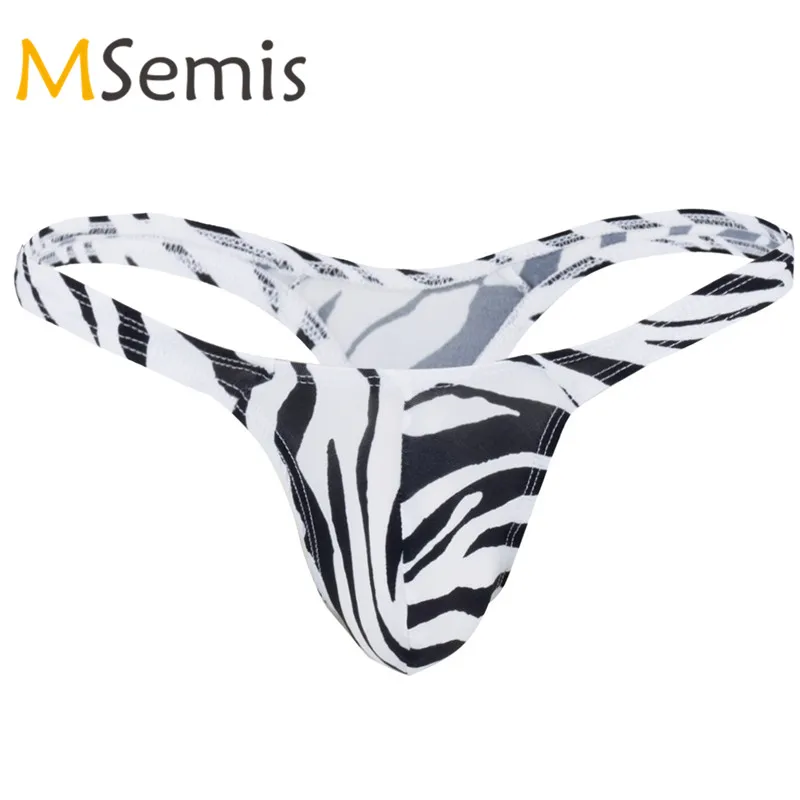 

Swimwear Men Swimsuit G-String Bikini Thong Gay Underwear Bulge Pouch Panties Beachwear T-Back Underwear for Swimming Underwear