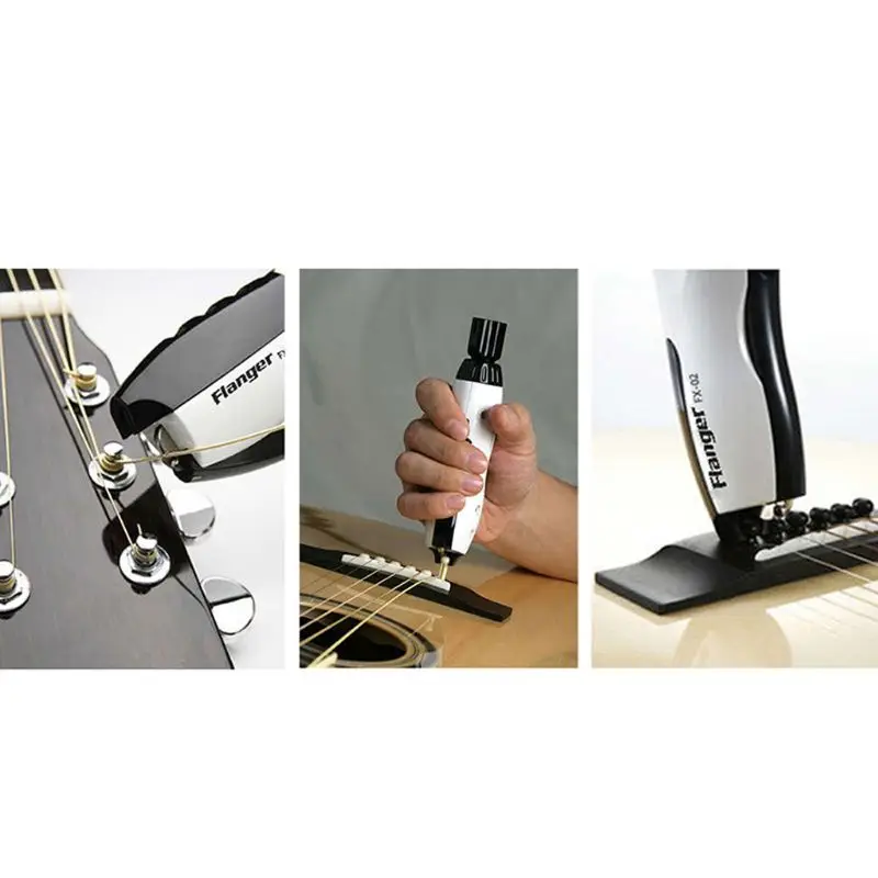 

Electric Guitar String Winder with Bridge Pin Puller 200rpm Perfect Speed & Torque USB Chargeable
