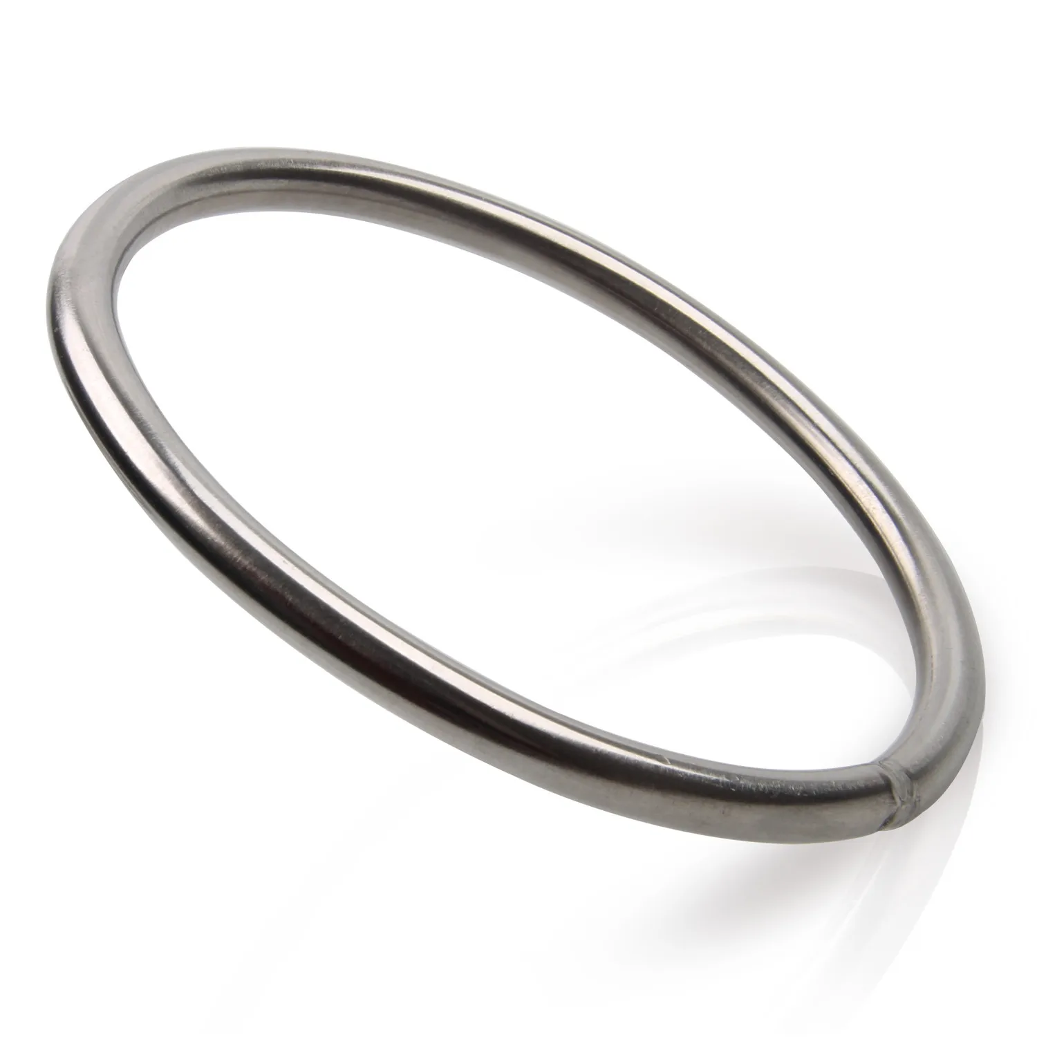 5PCS 304 Stainless Steel Seamless Welding O Rings Round Metal Loop 4x35mm