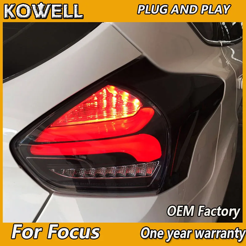Kowell Car Styling For Ford Focus 2 Taillights 2017 2016 2018 Kowell Car Styling For Ford Focus 2 Taillights 2017 2016 2018 Led Tail Lamp Rear Trunk Cover With Dynamic Turn Signal