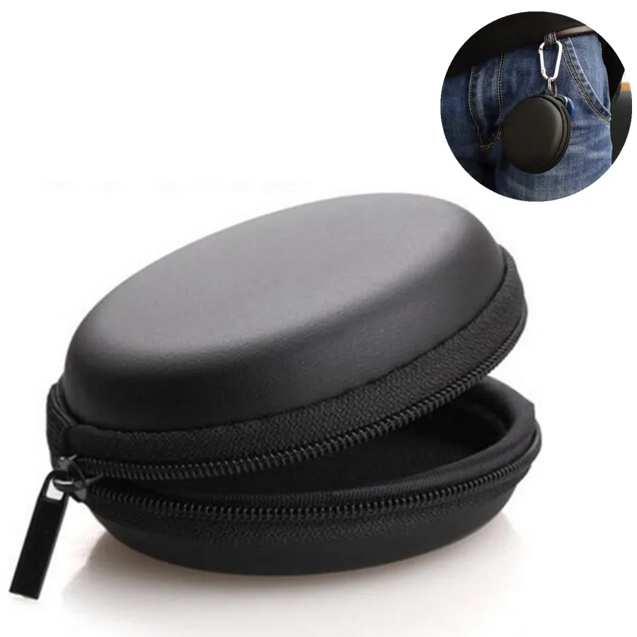 

Portable SD Hold Case Storage Carrying Hard Bag Box for Earphone Headphone Earbuds memory Card Accessories Outdoor Black Box