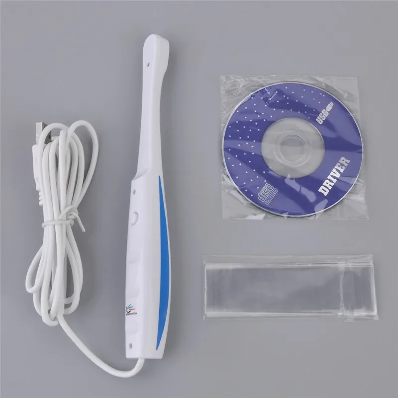 Dental 6 LED Mouth Endoscope Dental Intraoral Check Professional Oral ...