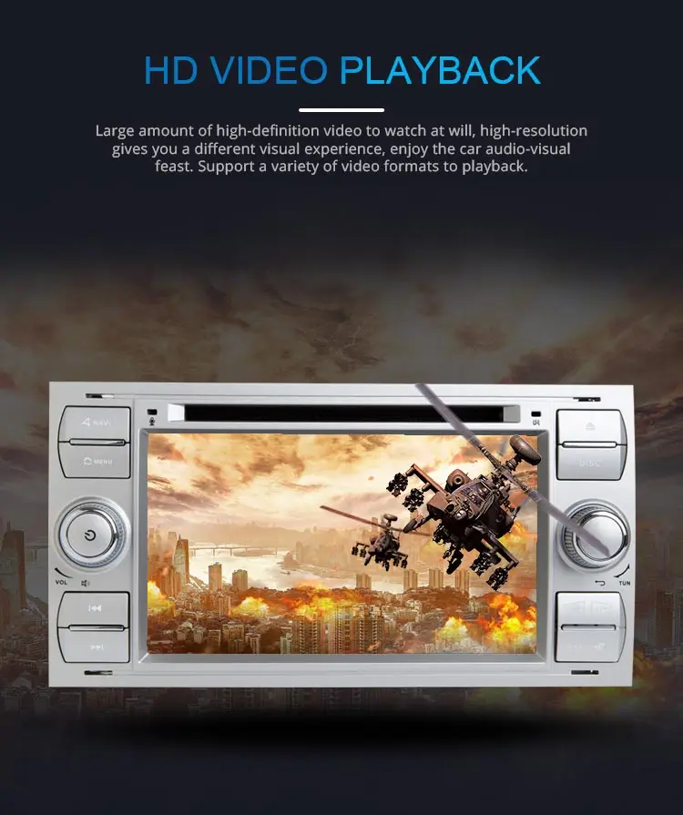 Cheap JDASTON Android 9.0 Car Multimedia Player For Ford FOCUS MONDEO S-MAX C-MAX Kuga GPS Navigation Radio Stereo DVD CD WIFI 4G+64G 3