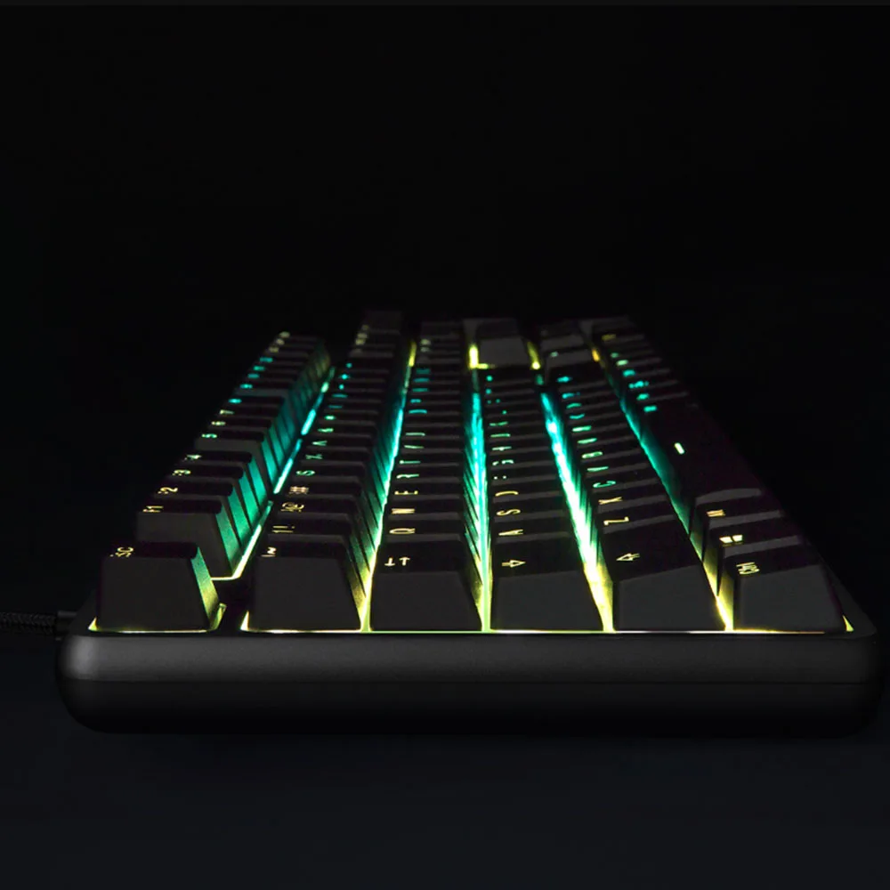 Xiaomi Механическая игровая клавиатура с RGB подсветкой гриф поддерживает до 33 клавиш, реагируя на профессиональные соревнования