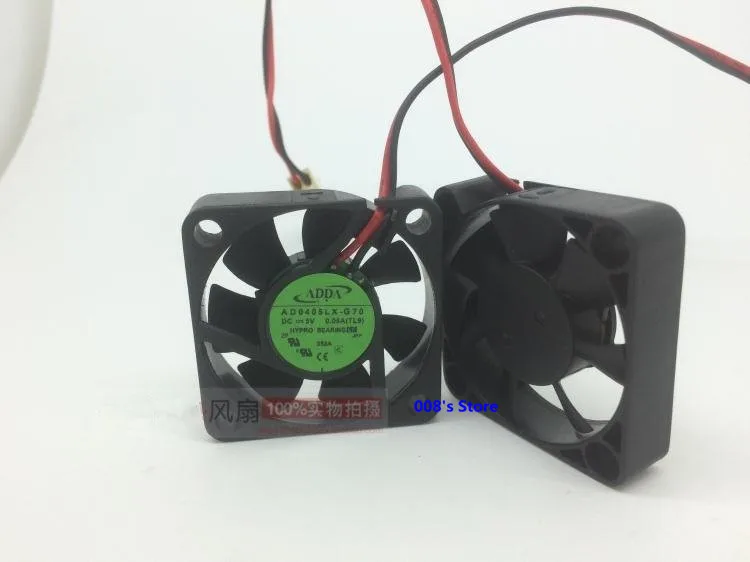 Новый Процессор охлаждающий вентилятор для AD0405LX-G70 TL9 40 мм 4 см DC 5V 0.08A 40x40x10 4x4x1 2