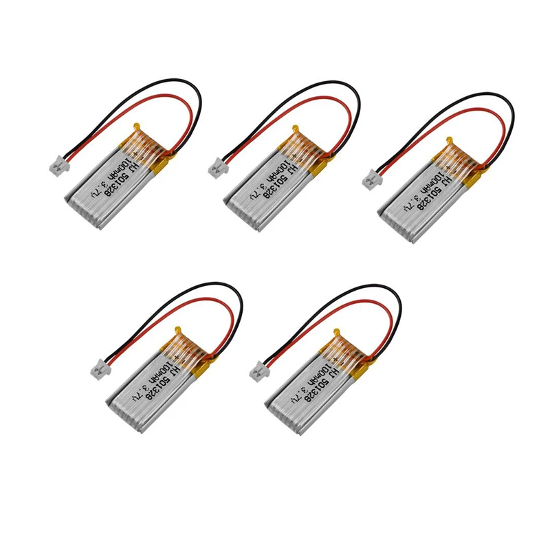 10 шт./лот 3,7 в 100 мАч RC Lipo батарея мини белый Разъем для RC 1/28 мини автомобиль/RC вертолет/RC Квадрокоптер