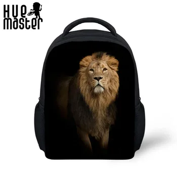 

lions pattern design polyester child backpacks kids girls 17 inch school backpacks boys girl travel fashion double shoulder bags