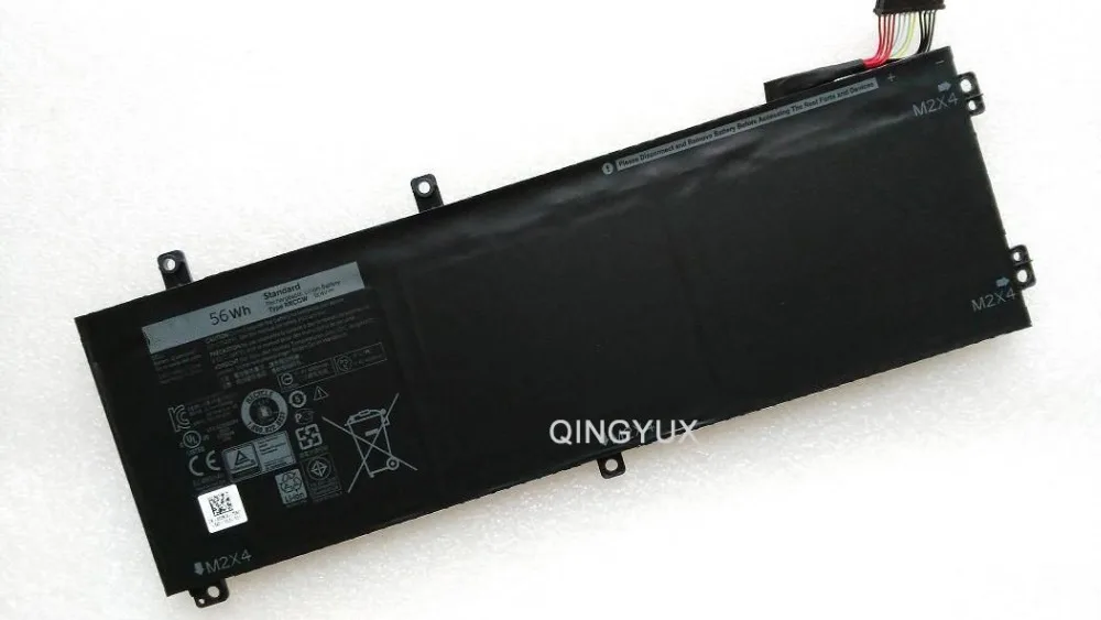 QINGYUX Новый 11,4 V 56Wh RRCGW Аккумулятор для ноутбука DELL XPS 15 9550 Precision 5510 Series