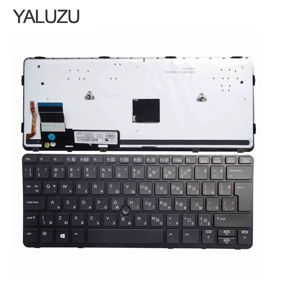 YALUZU BU New laptop keyboard FOR HP EliteBook 820 G1 820 G2 backlight