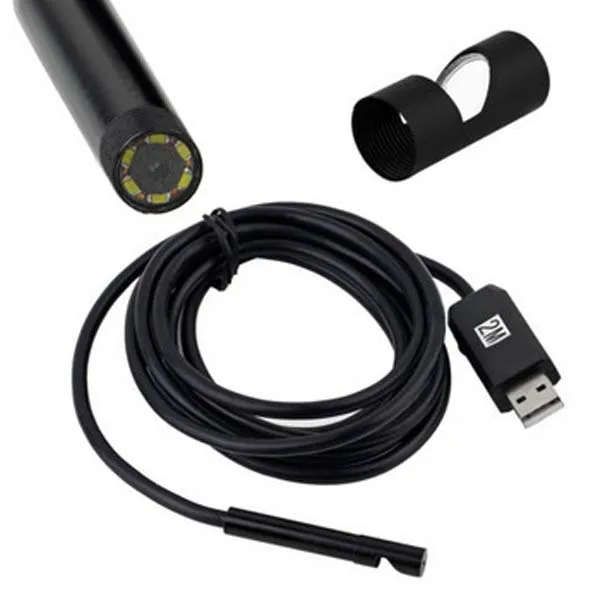 Высокое качество 0.3MP 15 м водонепроницаемый мини USB эндоскоп Инспекционная камера