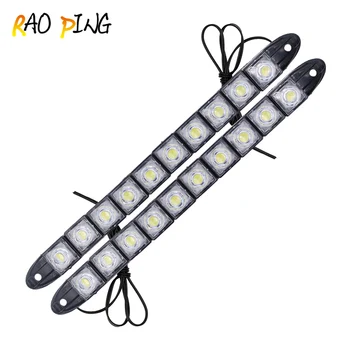 

Raoping 2PCS Flexible White Color LED Strip Light Headlight Led Drl for auto super bright Daytime Running Lights DC12V Lighting