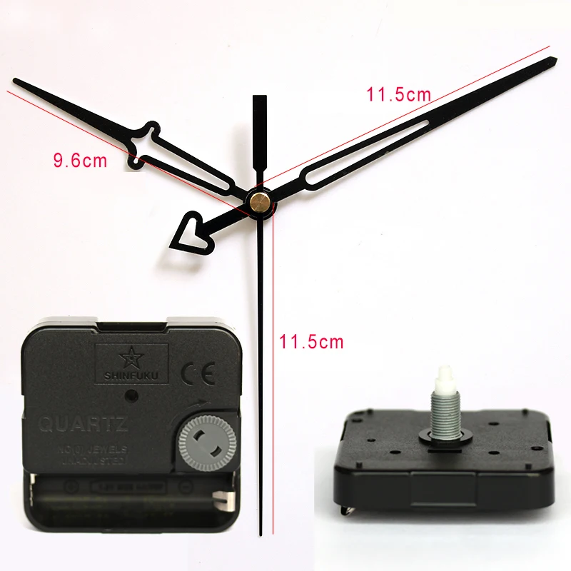 Shinfuku 11,5 мм Винт оси G631 механизм часов с 10# стрелки бесшумный развертки кварцевый механизм пластик DIY принадлежность для часов наборы