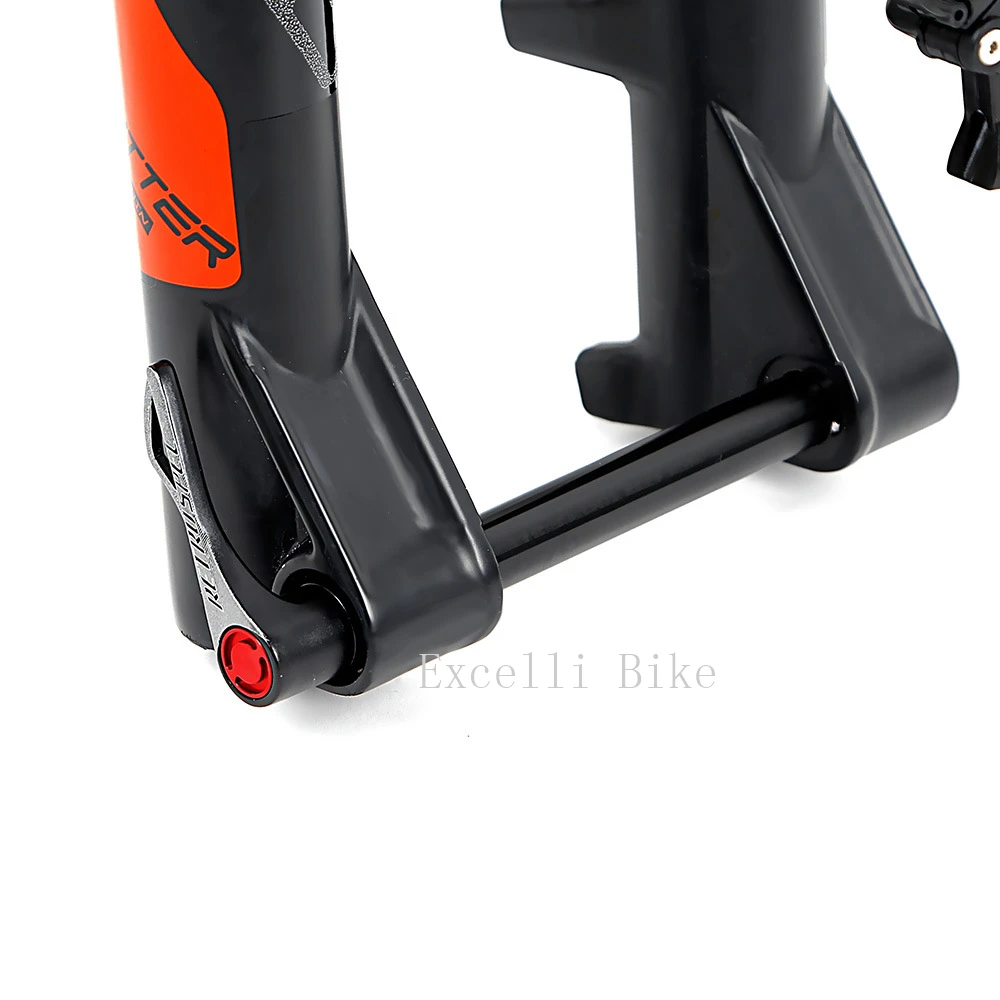 27.5inch 29er DH MTB Fork Air Suspension Line Contral Oil Lock 10