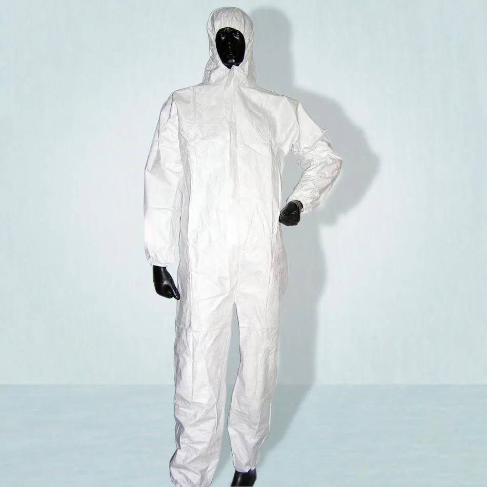 

Non-wove Protective Clothing One piece Breathable Membrane Protective Clothing Waterproof Oil Resistant Isolation B81617-2