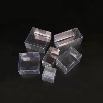 

20pcs/lot 6.5x6.5x31cm Large Size Clear PVC Plastic Packaging Box Transparent DIY Essential oils bottle cosmetics gift boxes