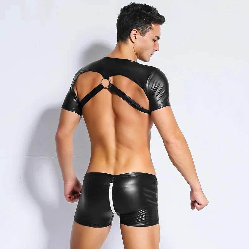 Кожаные шорты мужские bdsm
