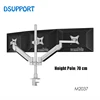 Soporte de Monitor Triple de escritorio, poste de aluminio de movimiento completo, carga de brazo Triple, 16kg, 70cm, M2037 ► Foto 3/6