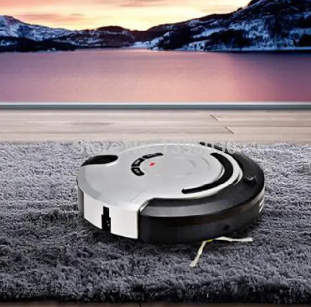 

26W Intelligent Household Robot Vacuum Cleaner Ultra-Thin Smart Efficient Automatic Planned Type Mopping Sweeping Dust KRV209