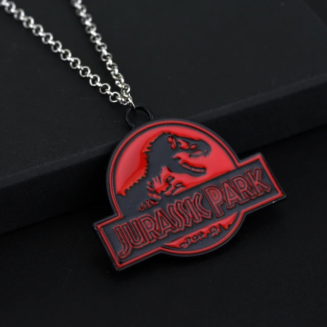 Jurassic Park - Jurassic Park Gold Logo Necklace - Clothing - EB Games  Australia