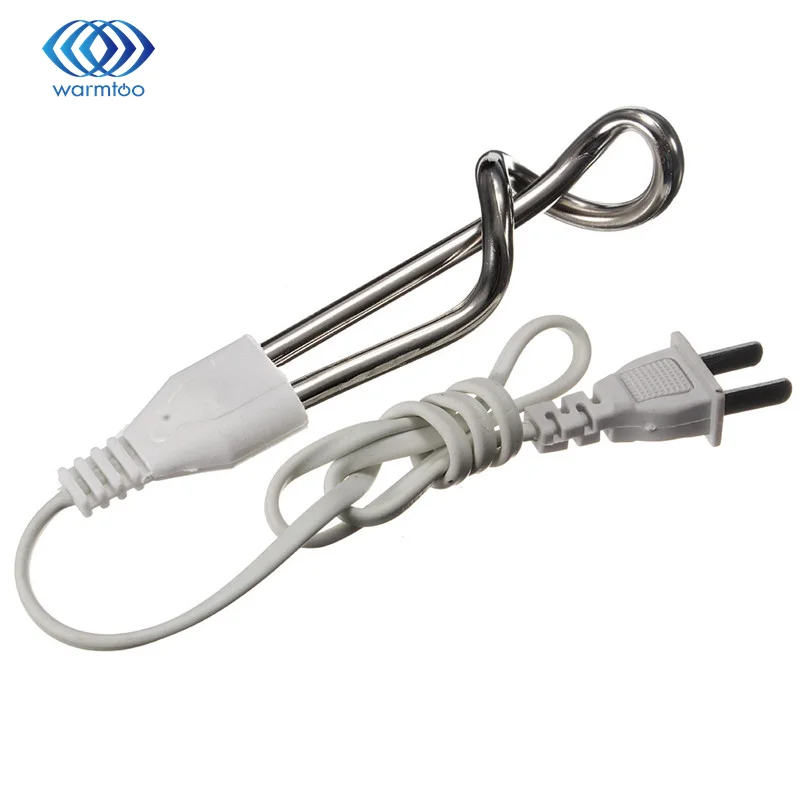 

New Arrival High Quality 500W Electric Immersion Water Liquids Heater Portable Boiler Element 220V NEW