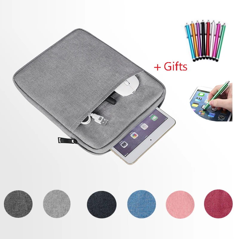 

Sleeve Bag Tablet Case For Samsung Galaxy Note Tab 3 10.1 2014 Edition GTP600 P601 GT P5200 P5210 Tempered Glass Cover+ Free Pen