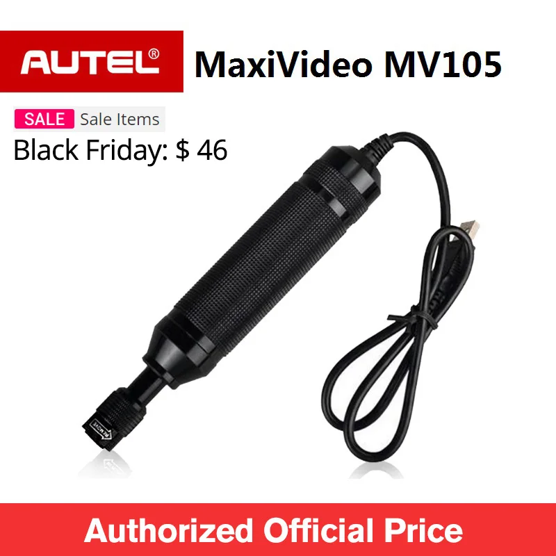 

Autel MaxiVideo MV105 digital inspection camera MaxiSys Pro video inspection scope MV 105 Accessary diagnostic Tool Code Reader