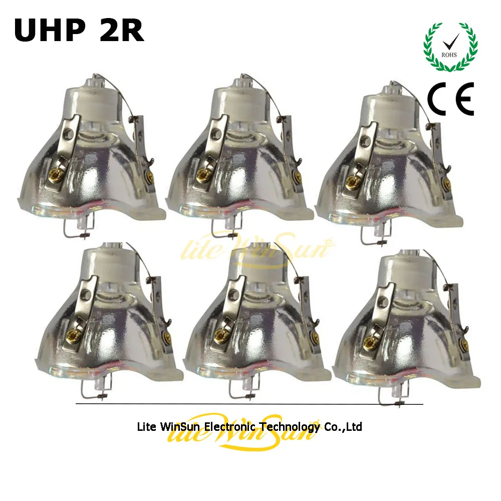 

Litewinsune 6pcs Freeship 2R 120W Beam Lighting Lamp Source Philip 132W 2R Lamp Bulb