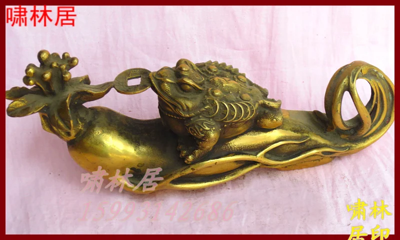 

Toad copper toad lucky toad Bronze toad decoration