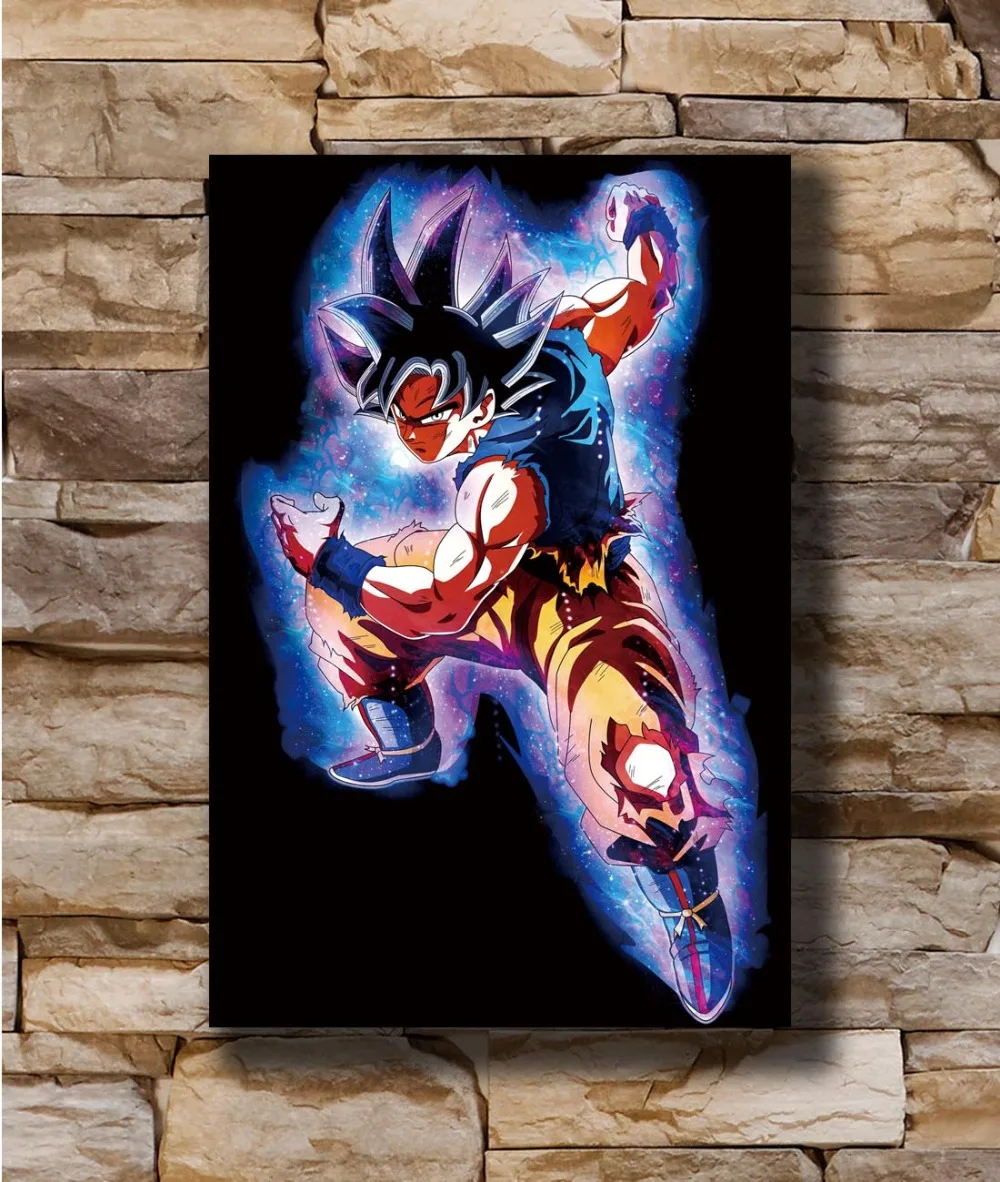 N1485 обувь для косплея Аниме Goku Dragon Ball Z Супер Ультра инстинкт 8x12 20x30 24x36 настенный художественный плакат L W