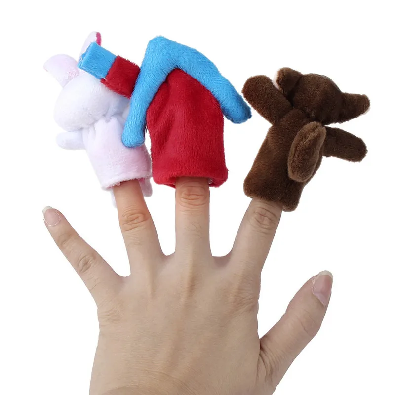 Finger puppet finger toys for children baby toy 3pcs Animal Finger