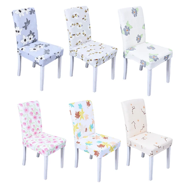 Cheap Simple Style Floral Leaves Printing Seat Protector Covers Spandex Setrtch Polyester Chair Cover Home Dining Room Chair Seat Case Cheap Simple Style Floral Leaves Printing Seat Protector Covers Spandex Setrtch Polyester Chair Cover Home Dining Room Chair Seat Case