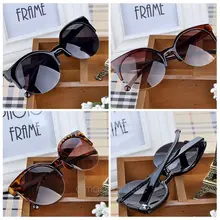 1 ud. De gafas de sol de ojo de gato para conducir, gafas de sol redondas Vintage para mujer, gafas de sol semi-sin montura, inspirado en el círculo circular del coche conductor