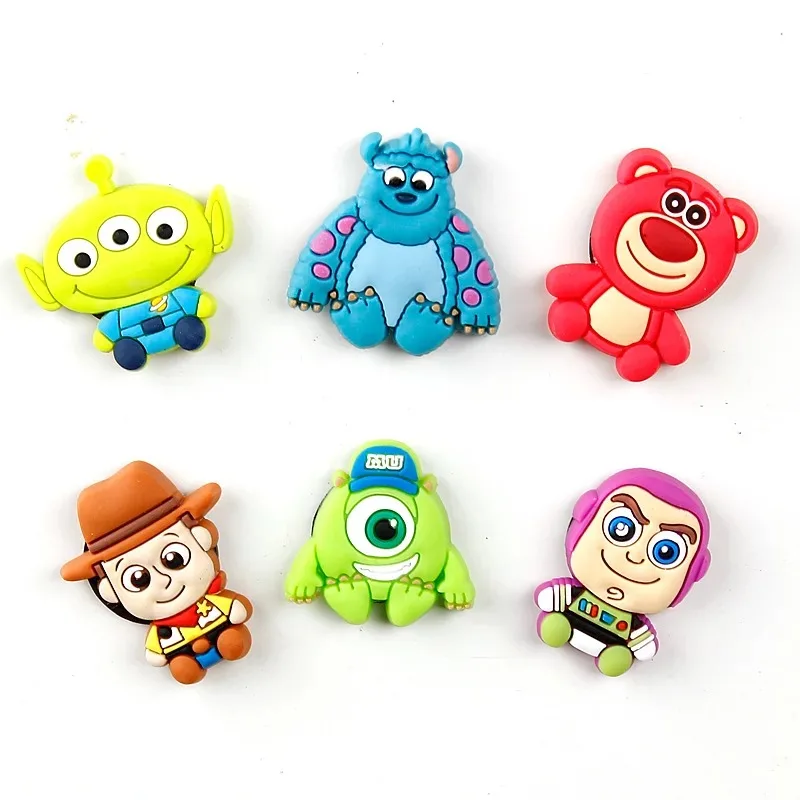 6 шт. силиконовые магниты для холодильников наклейки мультфильм charactersmagnets