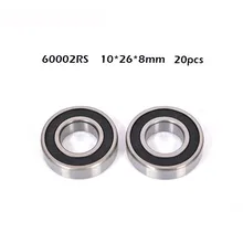 20 stücke 6000-2RS 10x26x8mm Hybrid Keramik rillenkugellager 6000 2RS 6000RS 10*26*8mm für fahrrad teil fahrrad Lager
