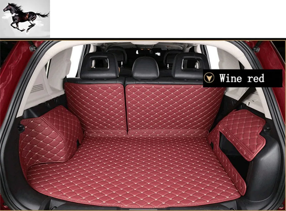 Topmats Best & Newest trunk protector cargo liner set floor mat for