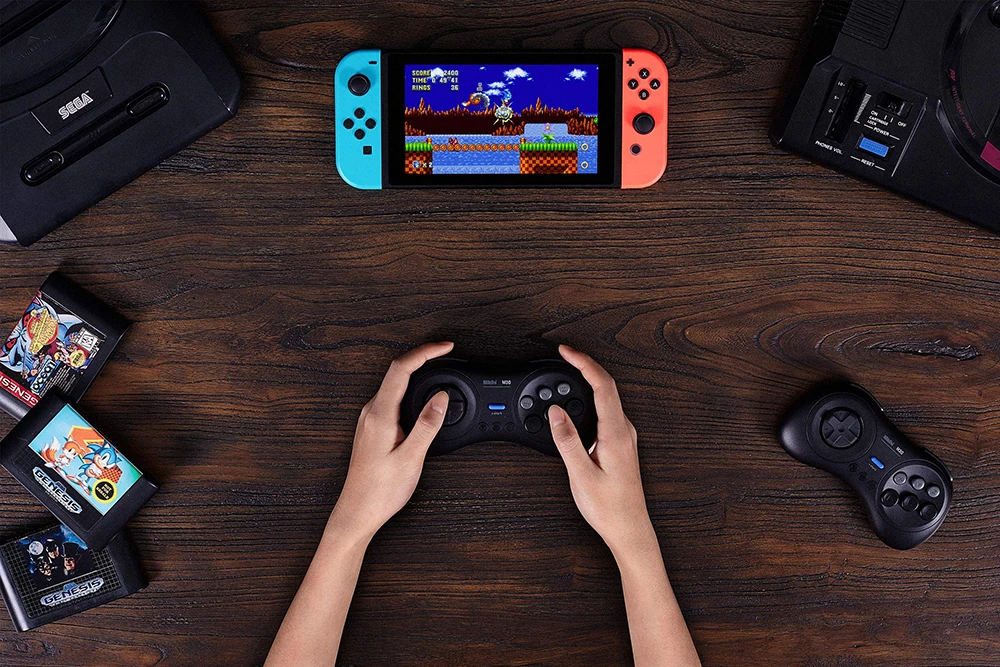 8BitDo M30 Bluetooth геймпад для sega Genesis Mega Drive Стиль для nintendo Switch macOS Android СТИМ Xiaomi мобильные игры