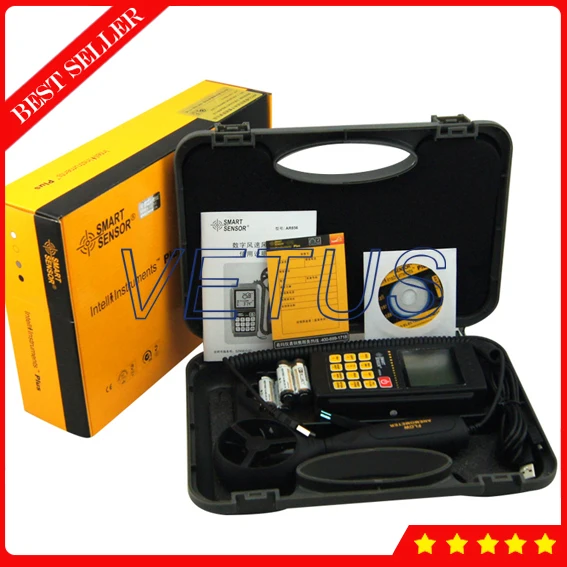 

AR856 Handheld Wind Speed Measuring Device for Digital Anemometer