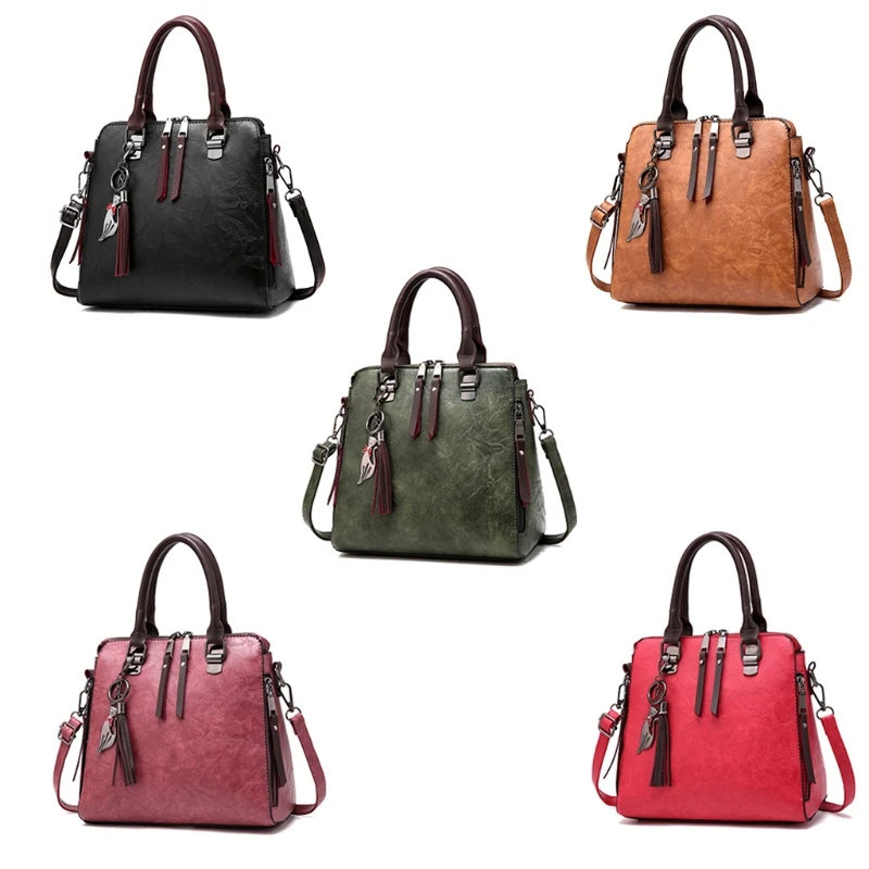 

THINKTHENDO New Women Handbag Shoulder Bags Tote Purse Leather Ladies Messenger Hobo Bag