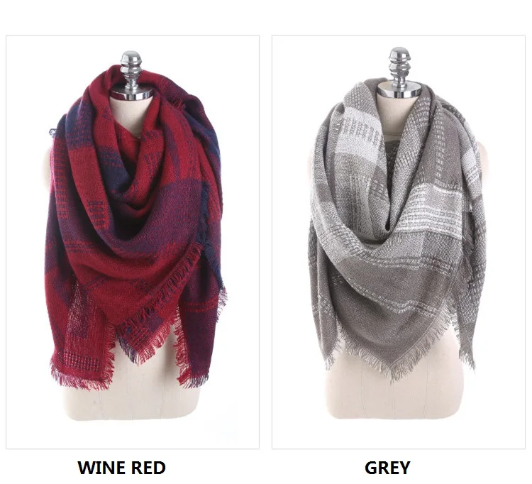 POBING зимний роскошный брендовый шарф геометрический узор кашемир теплый большой размер одеяло шаль Испания плед квадратные шарфы обертывания