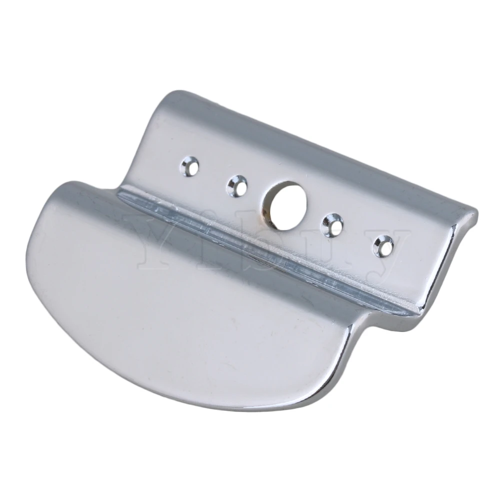 Yibuy 31 x 29mm Silver 4 String Banjo Tailpiece for Guitar Parts Replacement Yibuy 31 x 29mm Silver 4 String Banjo Tailpiece for Guitar Parts Replacement