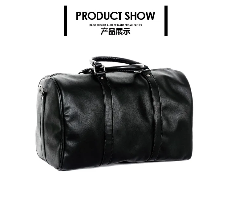 KUNDUI багаж модная Коммерческая Мужская Дорожная сумка высокого качества вместительная спортивная сумка повседневная сумка через плечо из искусственной кожи сумка