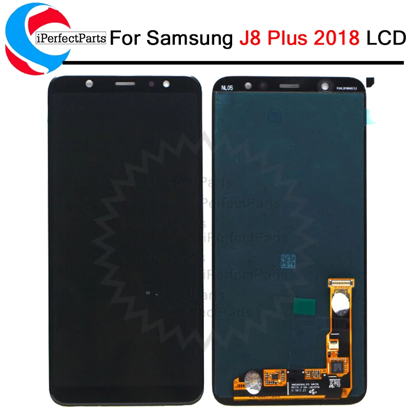For Samsung Galaxy j8 Plus 2018 LCD Touch Screen Digitizer Assembly For