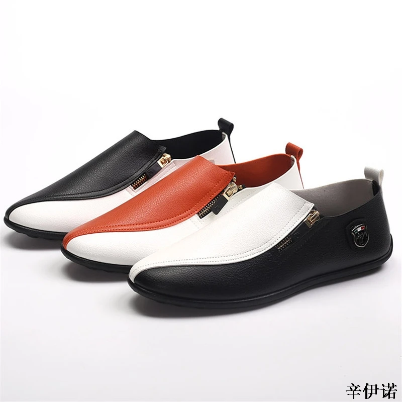 Cheap Spring Men's Shoes Casual Moccasins Men Loafers Shoes Luxury Brand Breathable Chaussure Homme Flat PU Leather Shoes Male Cheap Spring Men's Shoes Casual Moccasins Men Loafers Shoes Luxury Brand Breathable Chaussure Homme Flat PU Leather Shoes Male