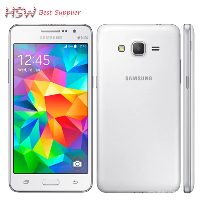100 original Unlocked Samsung Galaxy Grand Prime G530F Ouad Core Support 4G LTE Single Sim Card